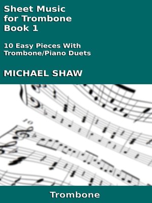 cover image of Sheet Music for Trombone